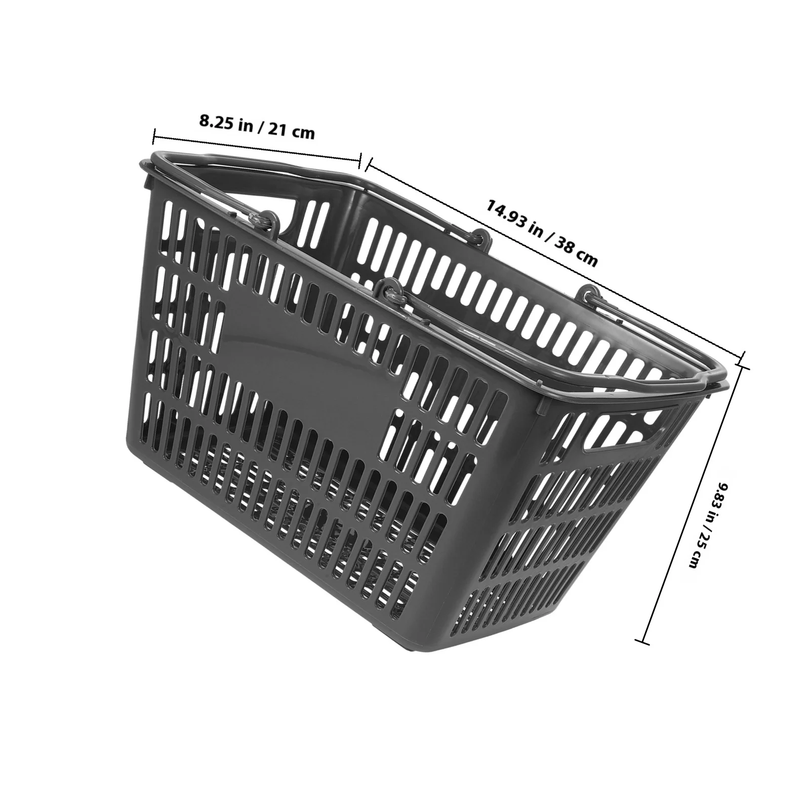 Almacenamiento portátil, asas de plástico de 80KG, cesta de almacenamiento portátil para cocina, organizador de compras de comestibles para baño
