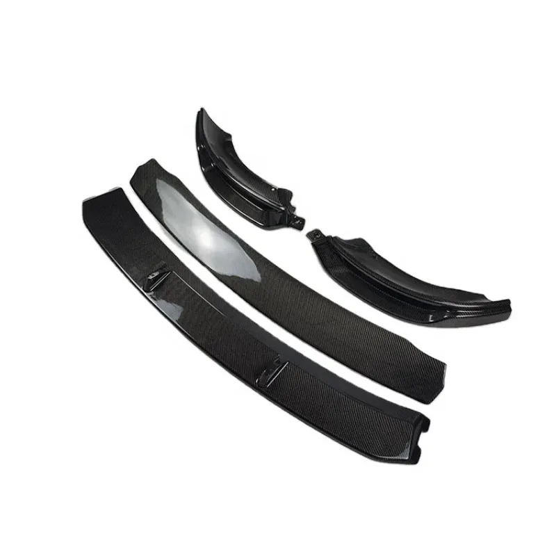 

Factory Hot Selling Car Body Kits Front Bumper Lip Spoiler Model Y Carbon Fiber Front Lip Side Skirts Rear Wing for TESLA