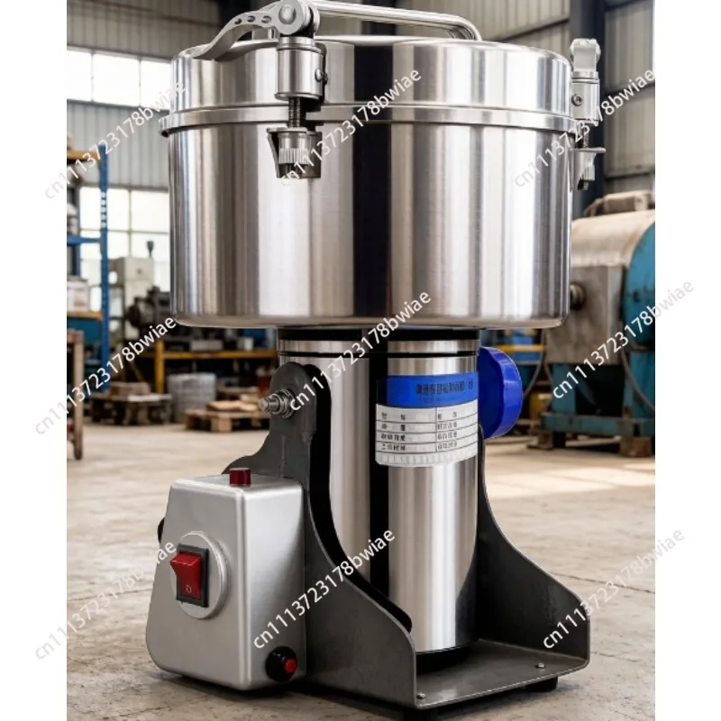 5000g Large Capacity Flour Mill Milling Coffee Heavy Herb Rice Peanut Grain Spices Grinder for  Commercial Grade Pulverizer