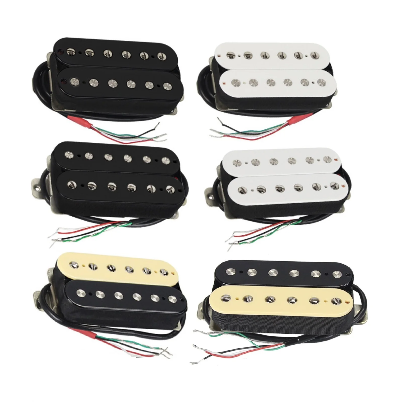 

FLEOR Set of Alnico 2 Humbucker Guitar Pickups Neck & Bridge Pickup Double Coil Guitar Parts