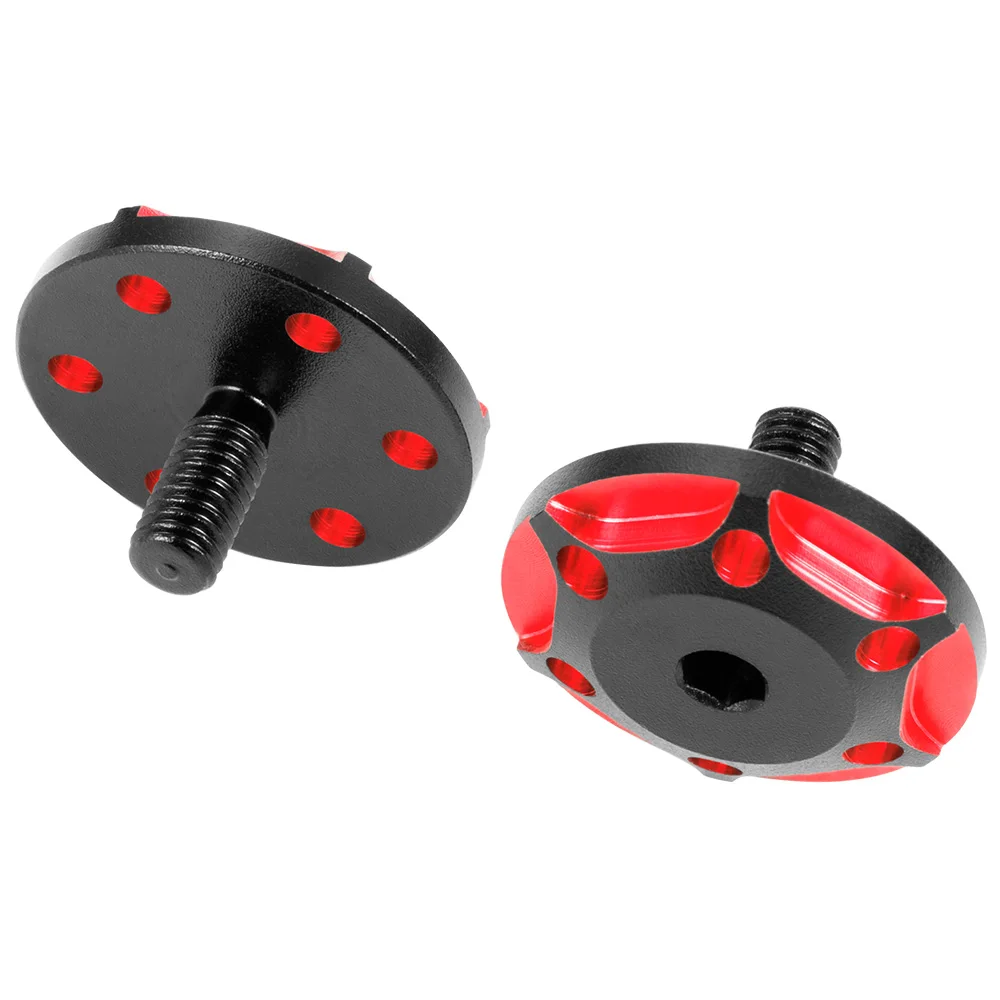 MIBIDAO معدن M3 أزرار الجناح الخلفي طوقا الثابتة الخلفية الذيل الجناح غسالة المسمار ل ساكورا D4 D5 1/10 RC قطع غيار السيارات