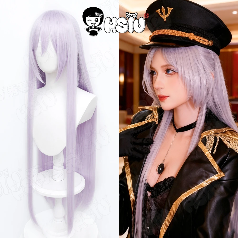 

Kitagawa Marin Косплей Парик HSIU 100 см светло-фиолетовый длинные волосы Синтетический парик + шапочка для парика Аниме My Dress-Up Darling Косплей Парик