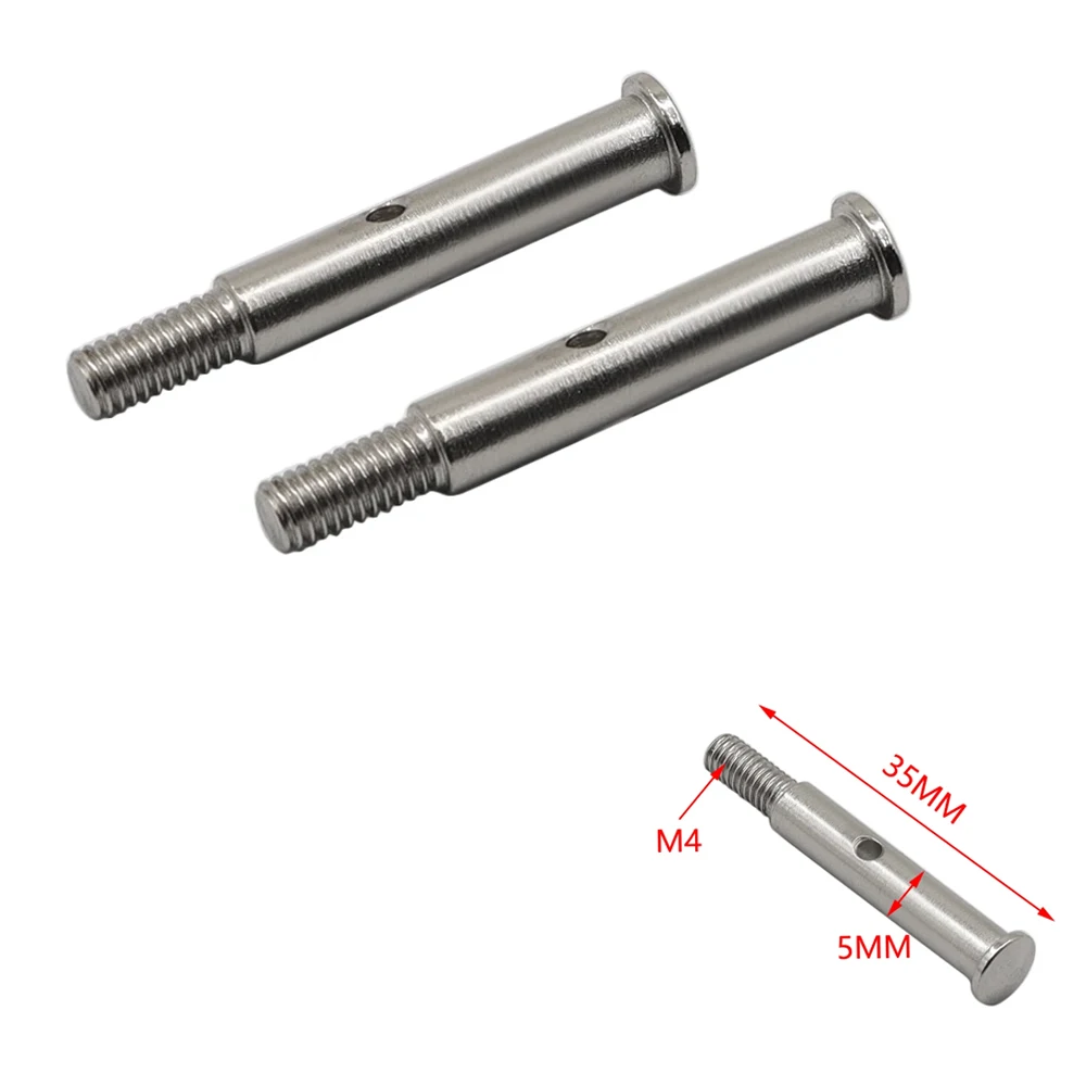 

2 Pcs Front Axles for 1/10 Traxxas Slash 2WD Ford Bandit Nitro Slash Rustler RC Car Parts