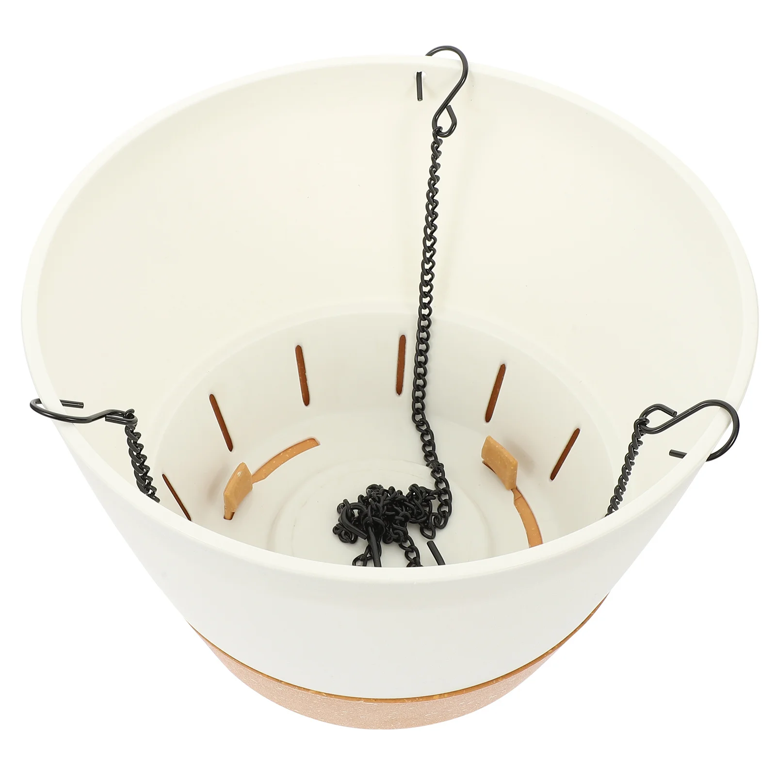 

Suspended Flowerpot Outdoor Indoor Use Safe Practical Ferns Succulents Display Elegant Planter Garden Accessory