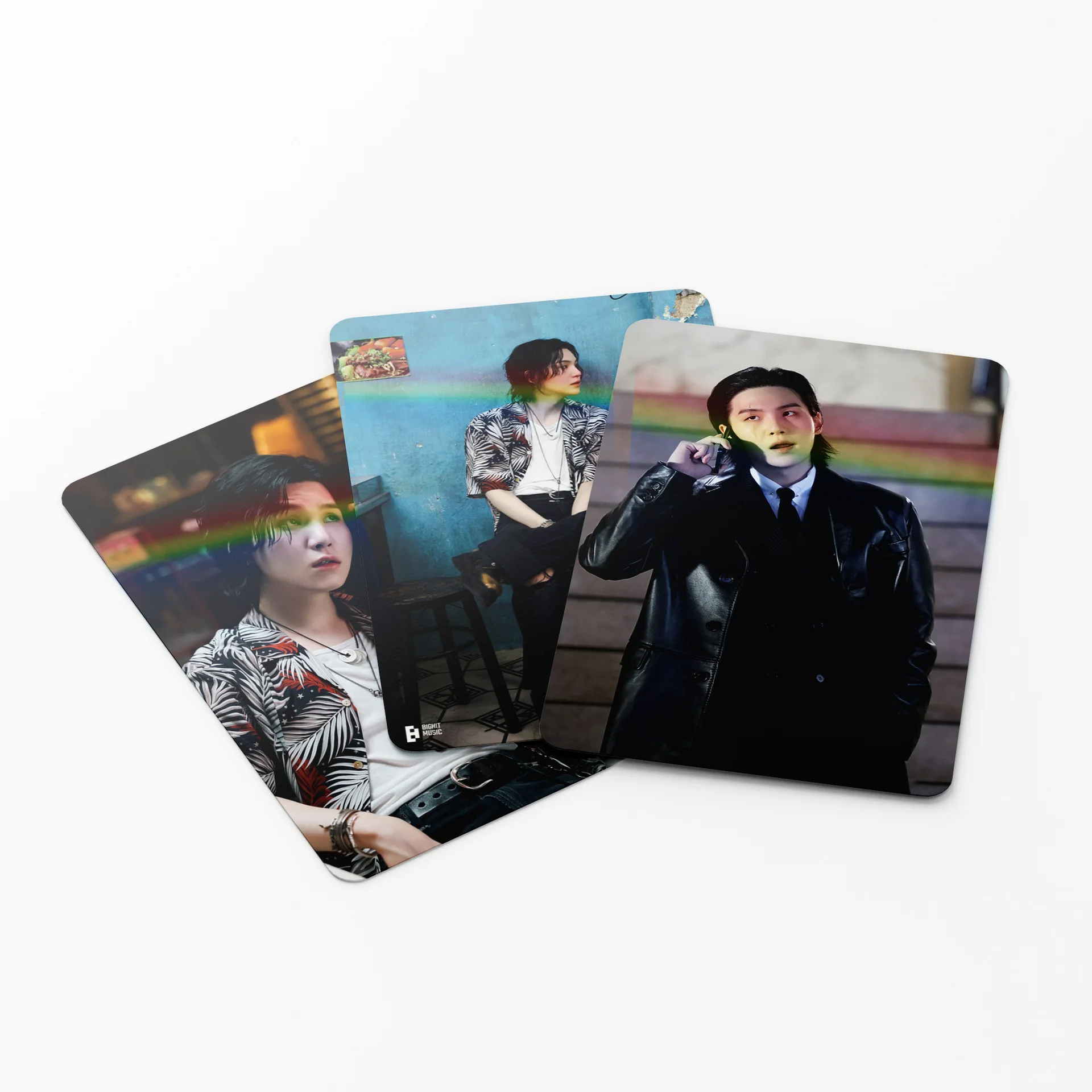 55 Uds SUGA Road To D-Day Agust D Lomo tarjeta de colección tarjeta fotográfica postal tarjeta individual ventilador amor foto encanto tarjetas Dol