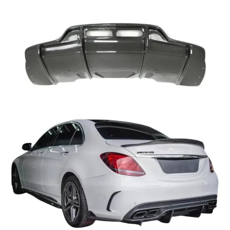 

Carbon Fiber PSM Style Rear Diffuser for W205 C63 2015-2021 Auto Part Rear Lip