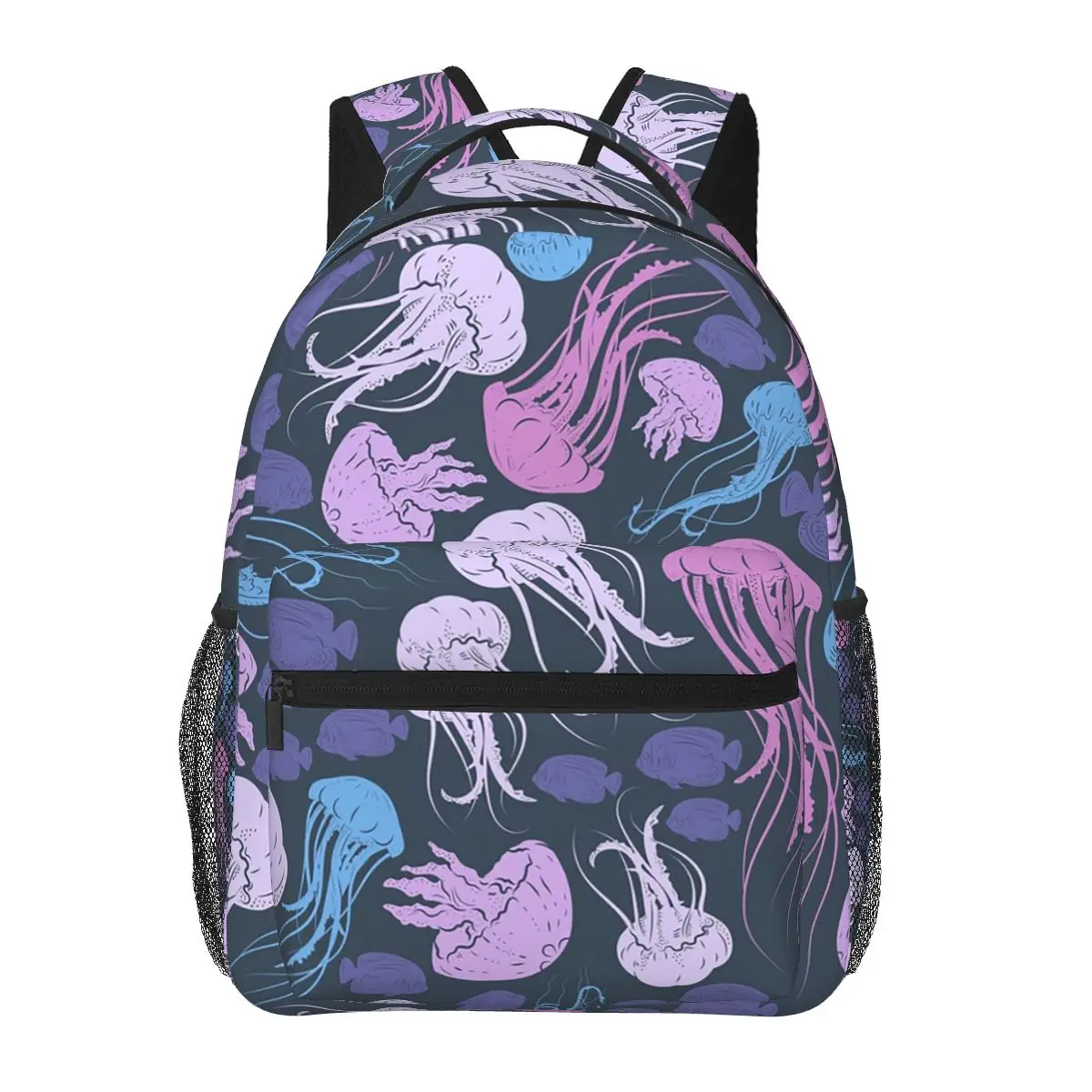 

Underwater Kingdom Fantasy Art Jellyfish Backpack Hot Sale Daypack Boys Girls BookBag School Bag Shoulder Bags for Men Women