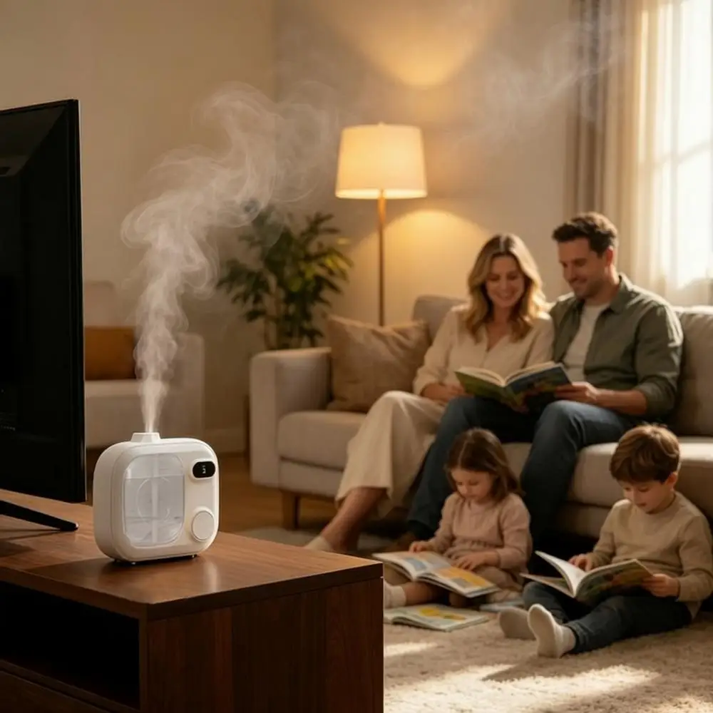 Kabelloser, batteriebetriebener, wasserloser Duftdiffusor, feiner Nebel-Aromagerät für Auto & Zuhause, tragbarer Diffusor für ätherische Öle – Detail 2