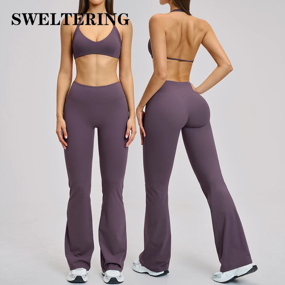 

Женский спортивный костюм из 2 предметов: комплект для йоги, свободный повседневный спортивный костюм для активного отдыха, комплект для тренировок, спортивная одежда, женская одежда для спортзала, фитнес-костюм