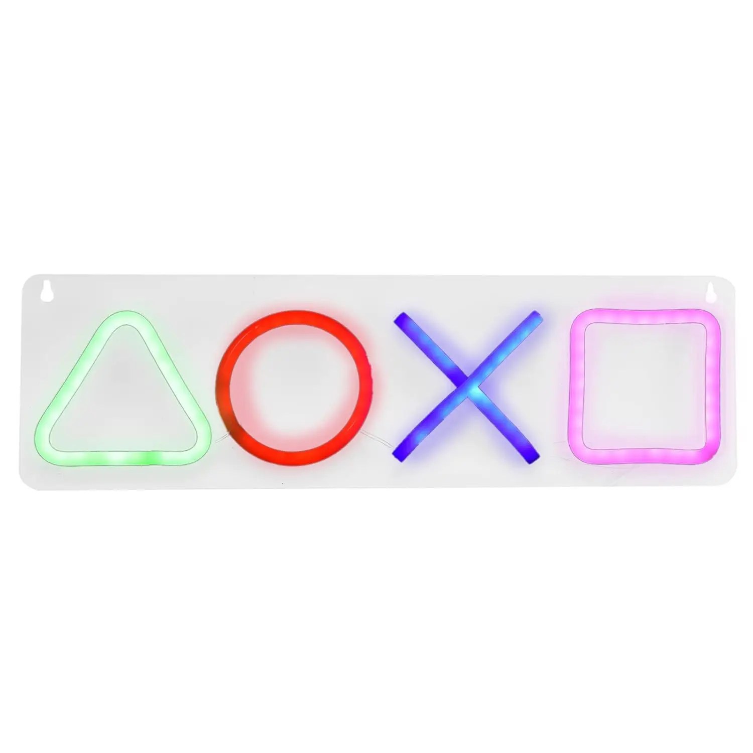 Geometric Shapes LED Neon Sign Triangle Circle Cross Square Unique Wall Art for Home Decor Bar Gift USB Powered Modern Lighting