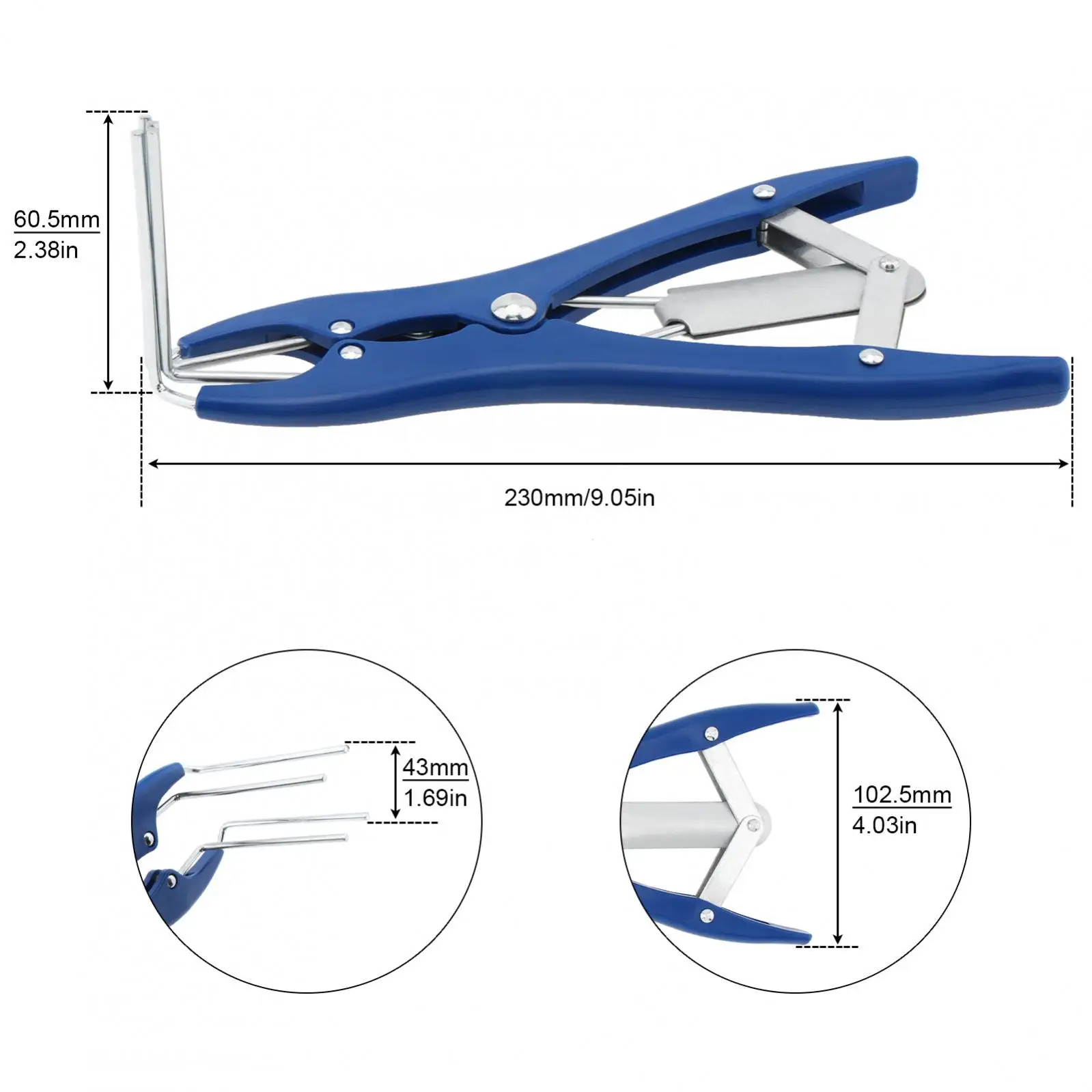 Stainless Steel Lengthen Balloon Expansion Pliers Sequin Filling Pliers Mouth Expander for Home Party Activities Supplies