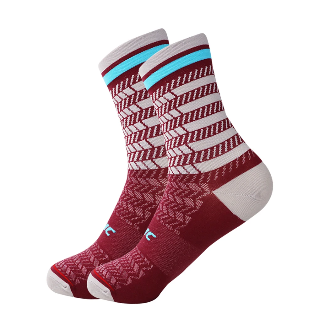 Chaussettes de cyclisme pour athlètes, chaussettes de randonnée, de course, de basket-ball, de petite et moyenne taille, à enfiler pour le cyclisme en montagne, la gym