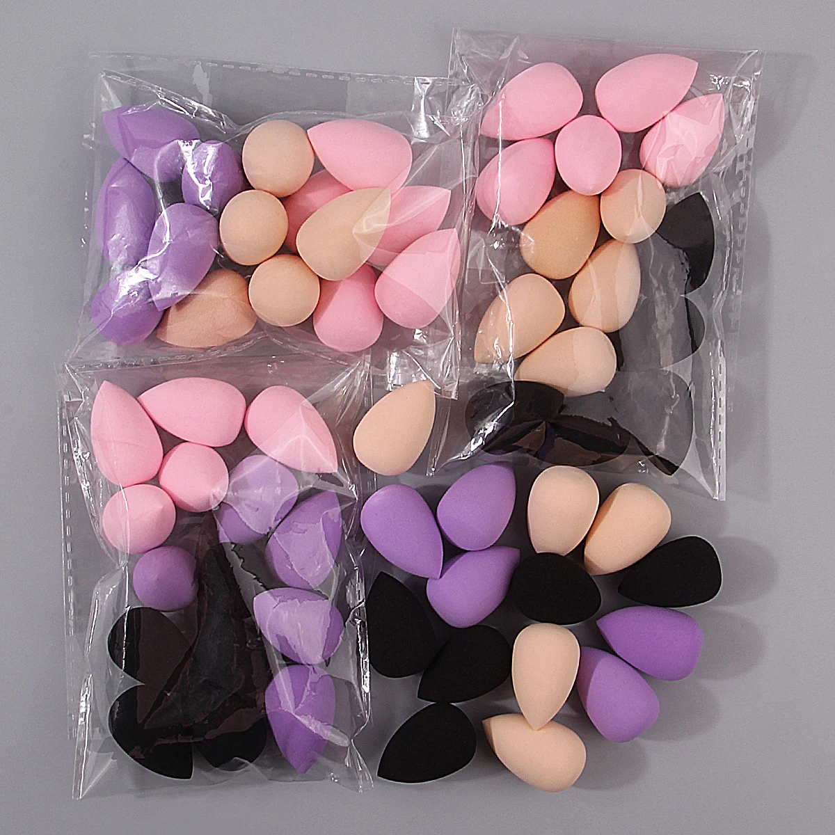 15PCS Affordable mini makeup sponge and beauty egg set, a special makeup tool for applying makeup without powder sticking