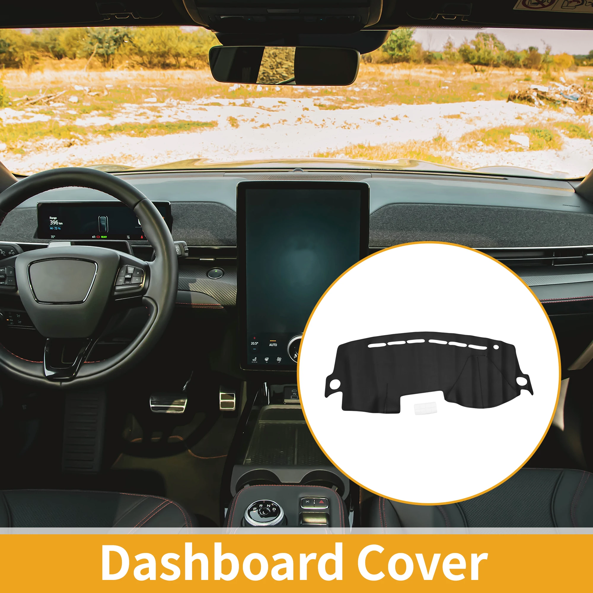 غطاء لوحة القيادة UXCELL لكيا بيكانتو مورنينج SA 2004-2011 أسود 1 قطعة مضاد للانزلاق #1