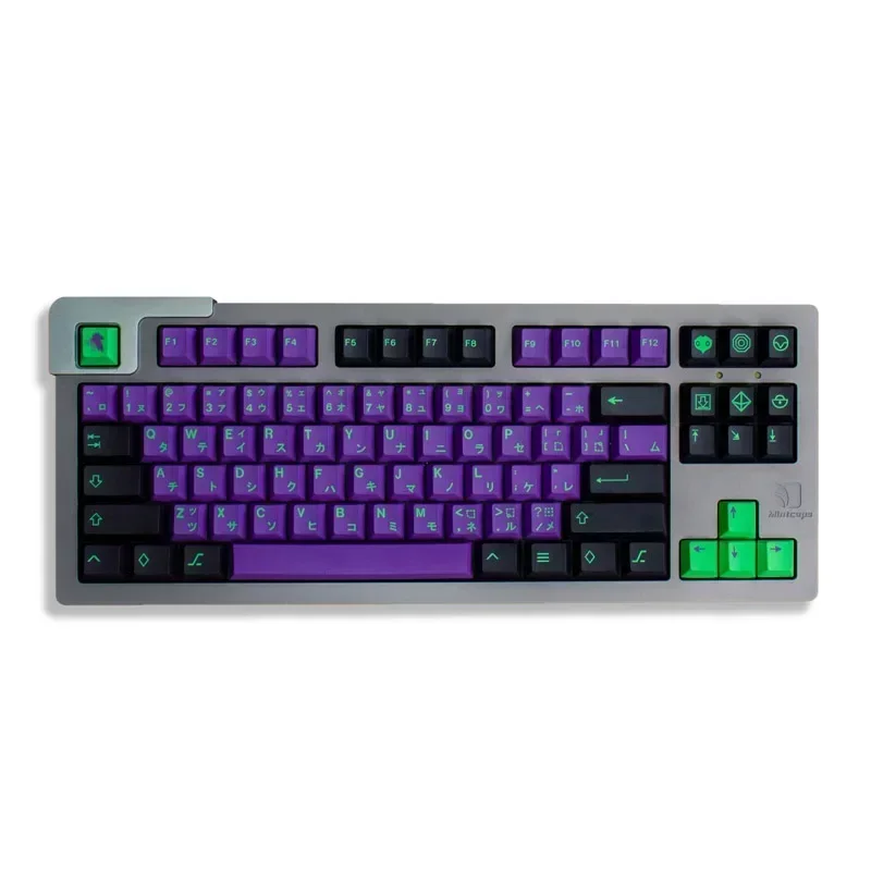 Keycap EVA Purple PBT Sublimation Large Full Set Cherry Original Height