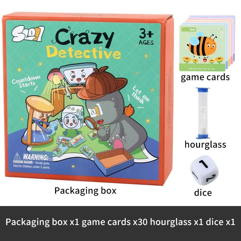 Little Detective Parent-Child Interaction, Crazy Little Detective Early Education, Preliminary Logical Thinking Training
