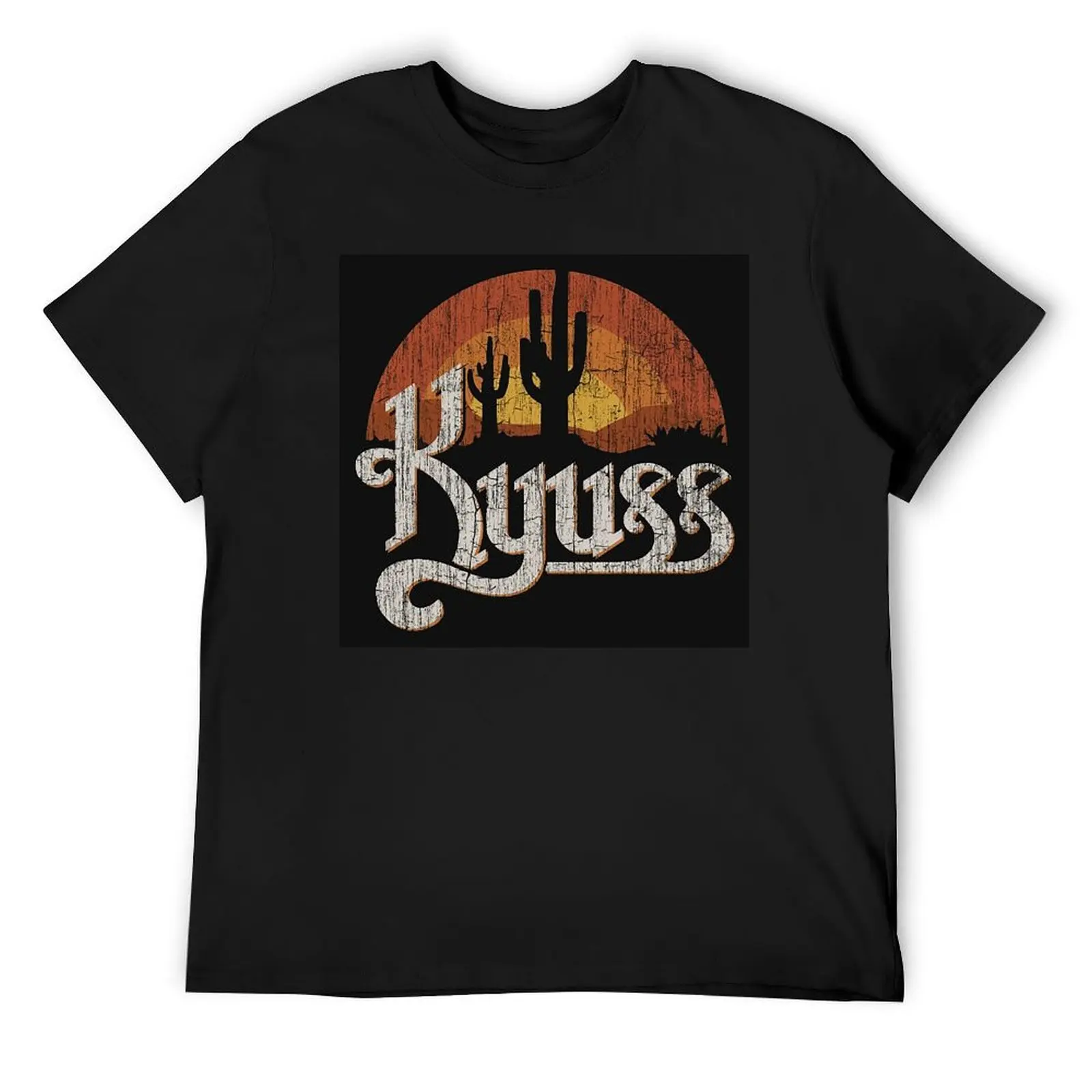 

kyuss T-Shirt quick drying vintage graphic tee mens graphic t-shirts hip hop