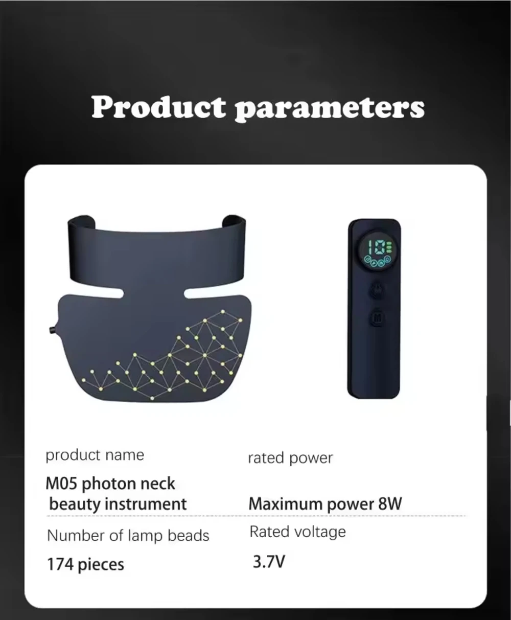 Belt Home Pad Infraroodlichttherapie-apparaten Aanpasbaar Led Silicon Treatment-masker