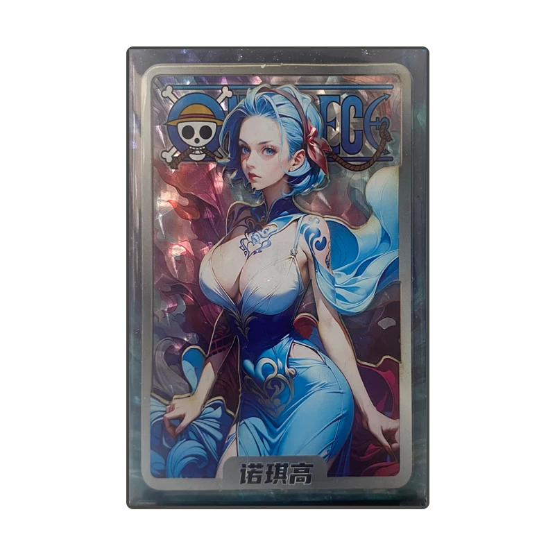 Anime ONE PIECE Diy Homemade Card cartoon character Nojiko Rebecca Vine smoke Reiju Collectible card toy Christmas birthday gift