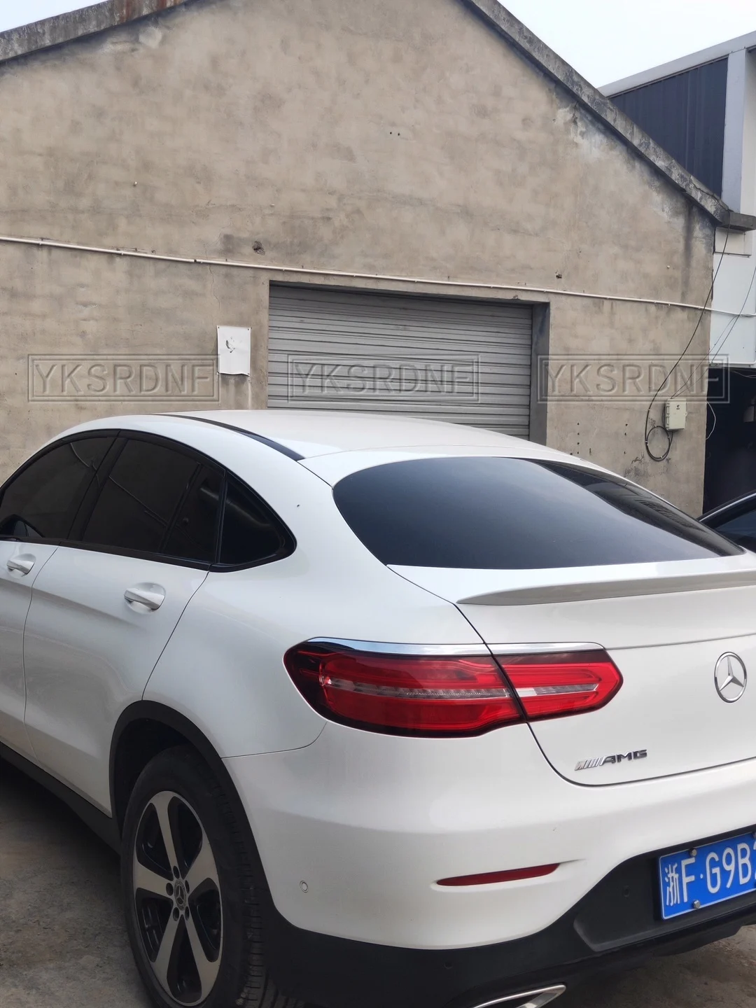 For Mercedes - Benz 2015 2016 2017 2018 2019 GLC Coupe High Quality ABS Rear Wing Spoiler Glossy Black Or White