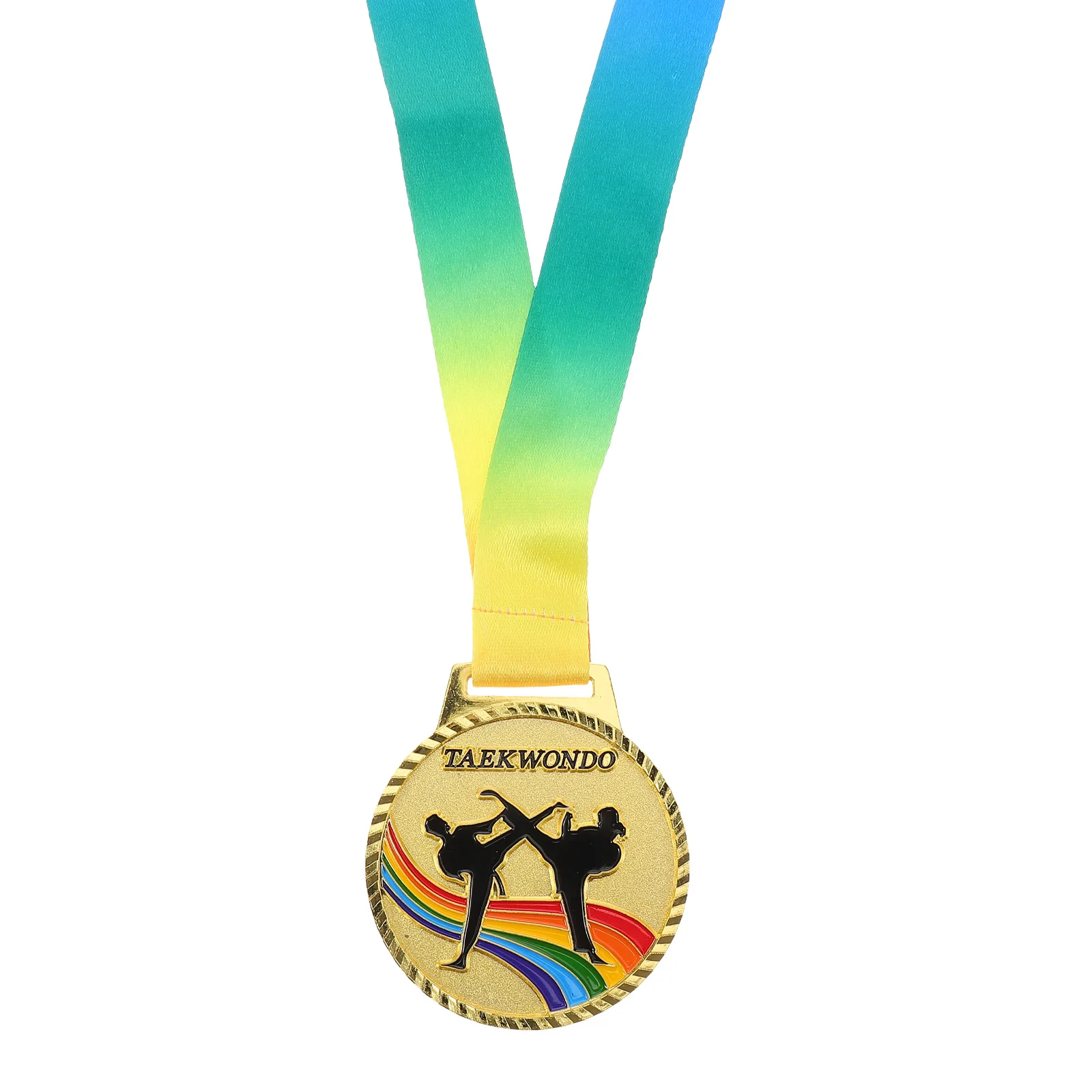 

Taekwondo Medals Zinc Alloy Durable Awards for Martial Events First Place Prizes Universal Commemorative Items Gold Success