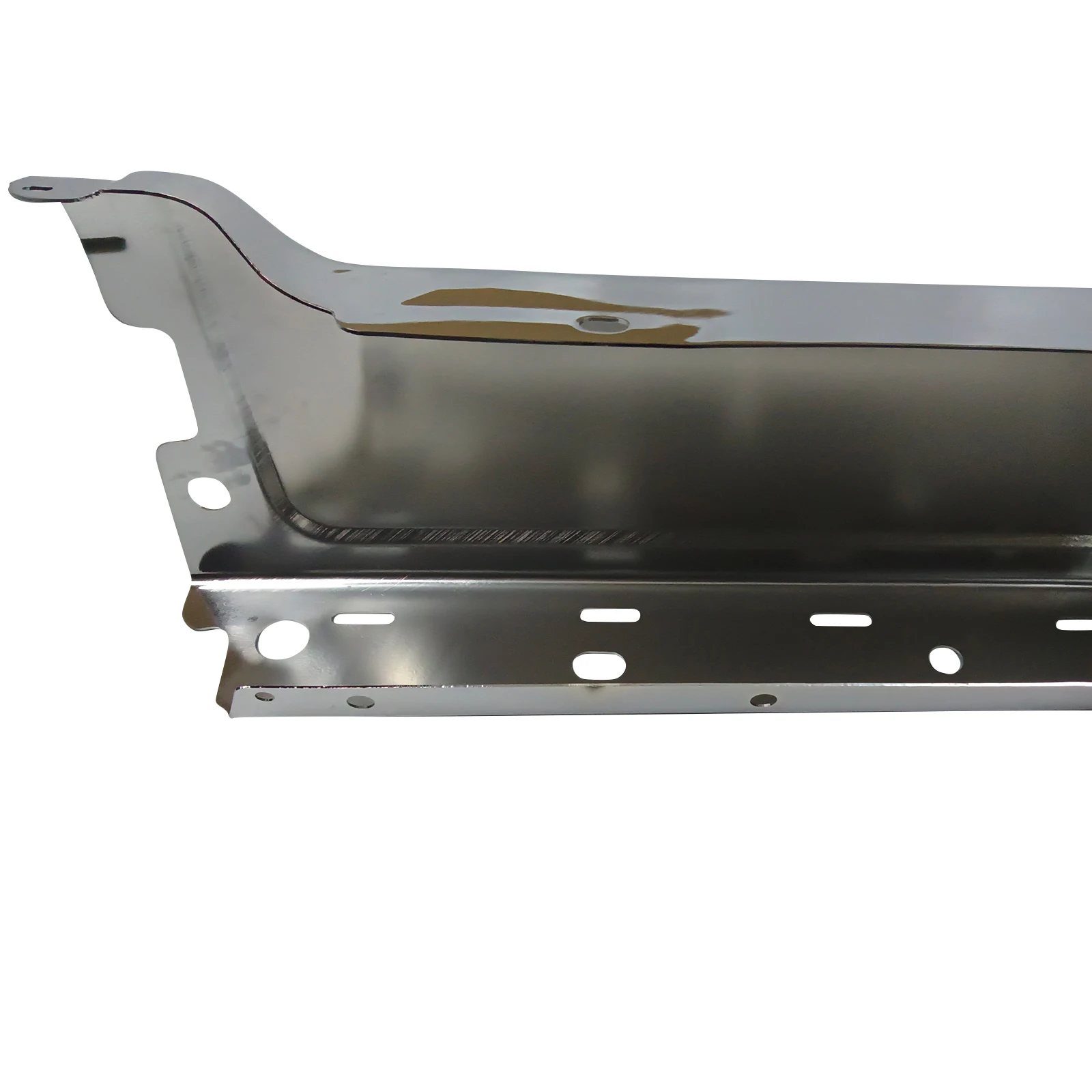 リアステップバンパーエンドキャップ 09-14 フォード F150用、パーキングセンサー穴なし、左側