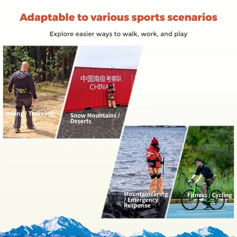 Intelligent Carbon Fiber Exoskeleton Booster Robot For Unisex Leg Lifting Walking 2kg Lightweight Climbing