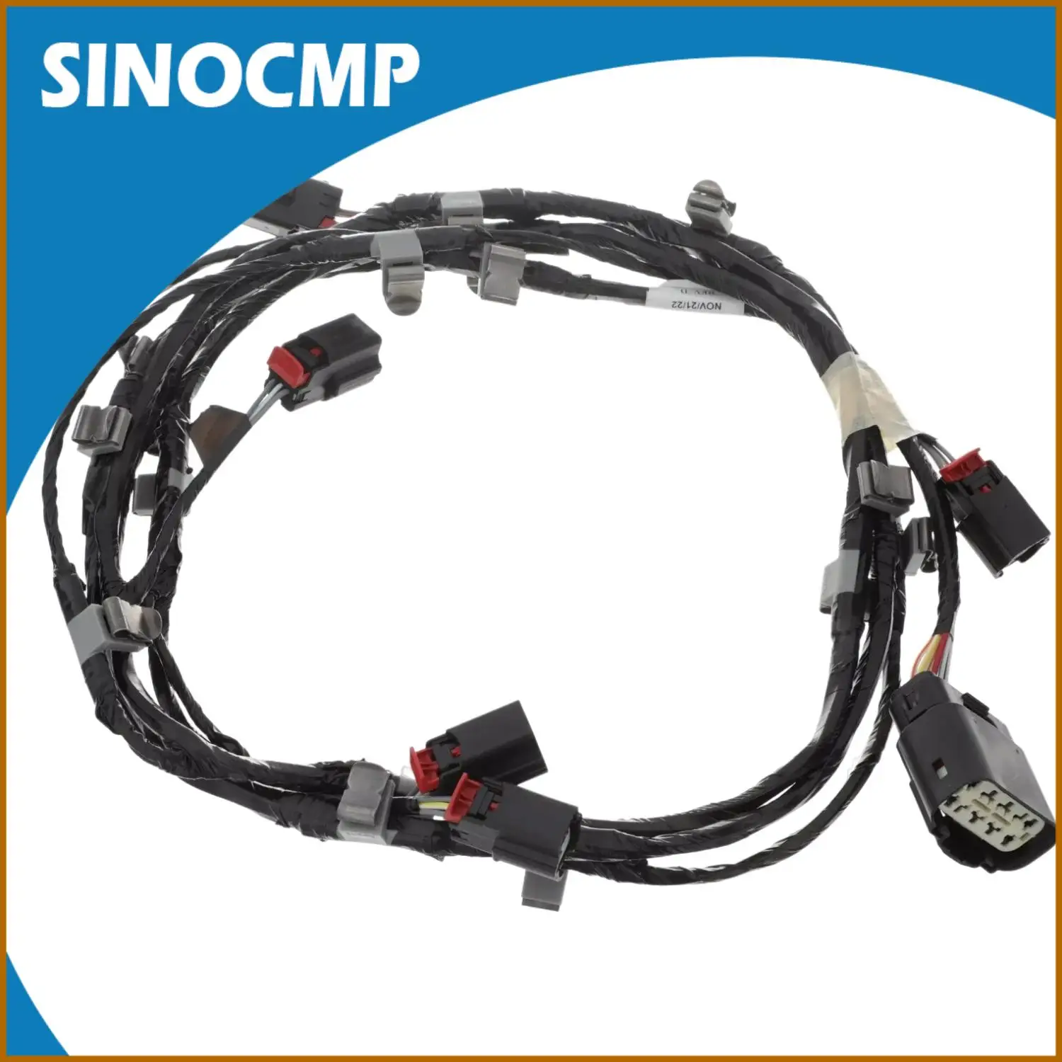 

Жгут проводов передней фаски, часть 68261975AC для JEEP GRAND CHEROKEE 2016-2022, ткацкий станок для фасции бампера с правильными разъемами