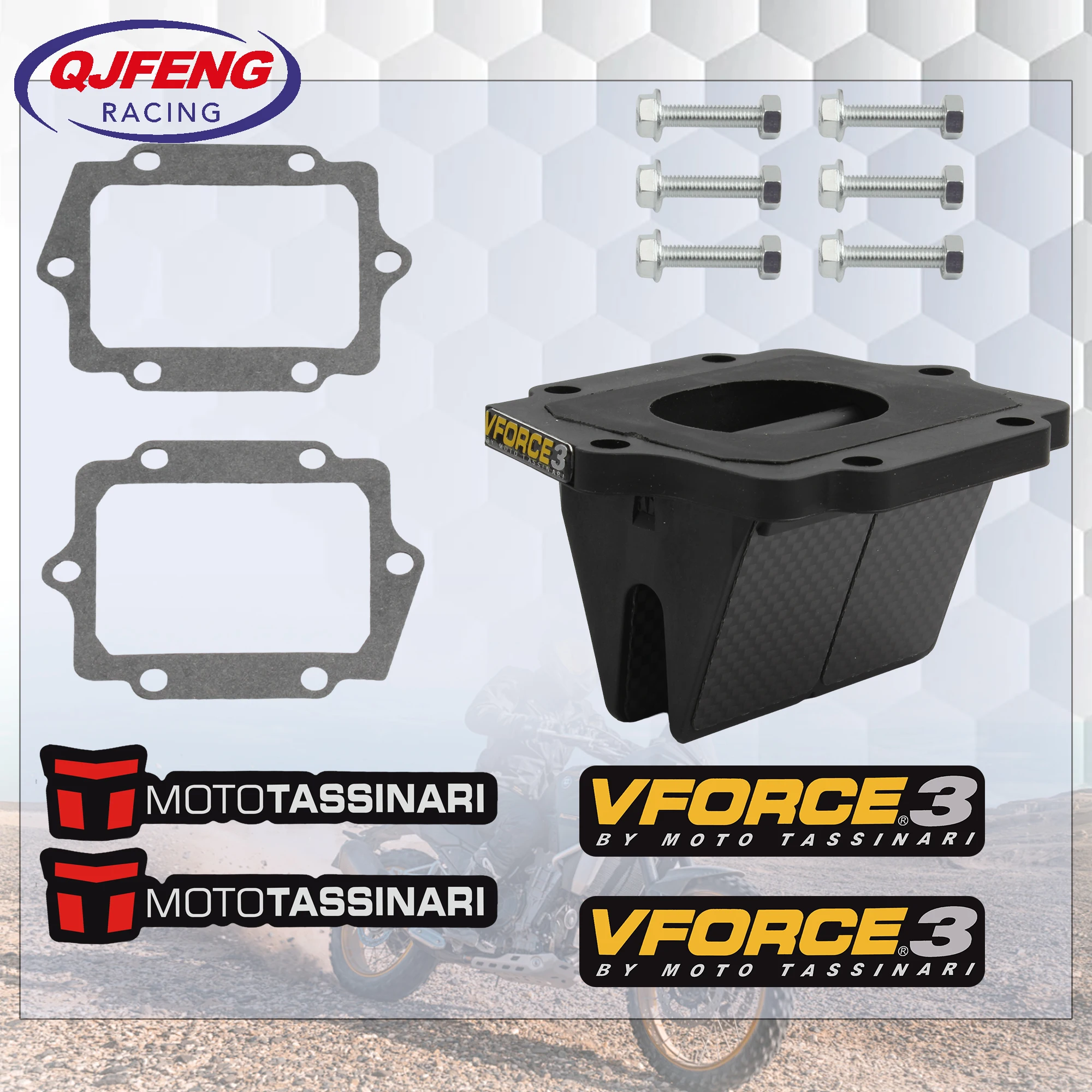 

V313A Motorcycle Intake Valve Reed Valve Set V-Force 3 For Kawasaki KDX200 KDX220 Ninja KRR ZX150 KRZ150 All Years Engine Parts