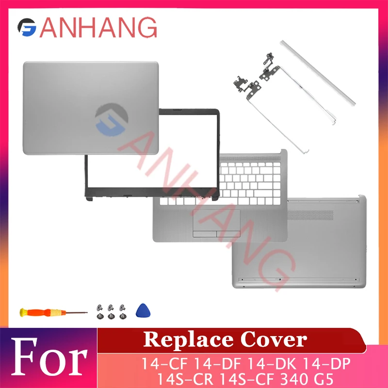 

For 14-CF 14-DF 14-DK 14-DP 14S-CR 14S-CF 240 G8 340 G5 TPN-I130 LCD Back Cover/Front Frame/Palm Pad Keyboard/Bottom Cover/Hinge