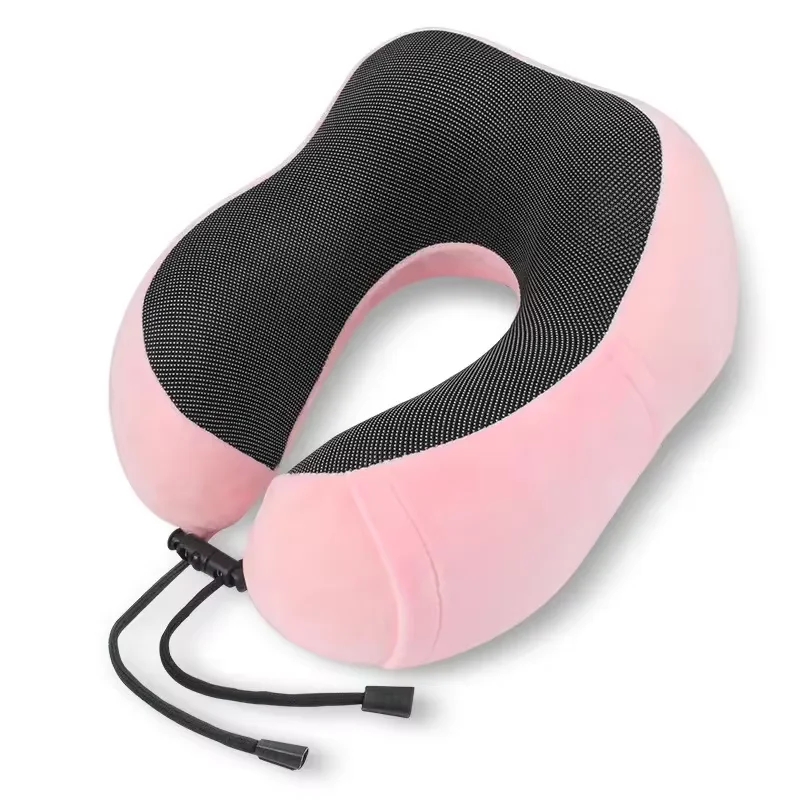 Massage U Shaped Memory Foam Neck Pillow Ergonomic Cervical Support Soft Travel Pillow for Airplane Car Road Trip Rest gallery 5