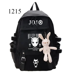 Anime JoJo's Adventure Golden Experience Mochila Mochila Escolar para Estudantes, Bolsa de Livro, Mochilas de Bolso para Meninas e Meninos, Adolescentes