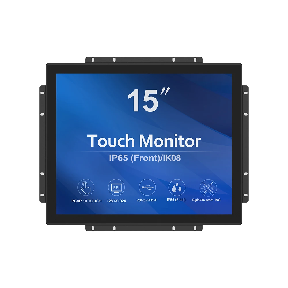 

15 Inch 10 Points Open Frame Pcap Tft Lcd Monitor Touch Display