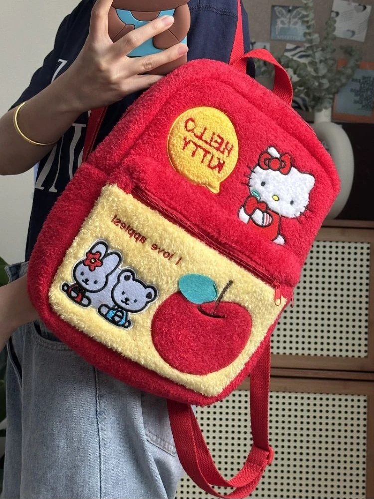 Backpack for Girls Original Mochilas Para Niños New Hello Kitty Backpack Sanrio Cute Women Bag Campus Backpack