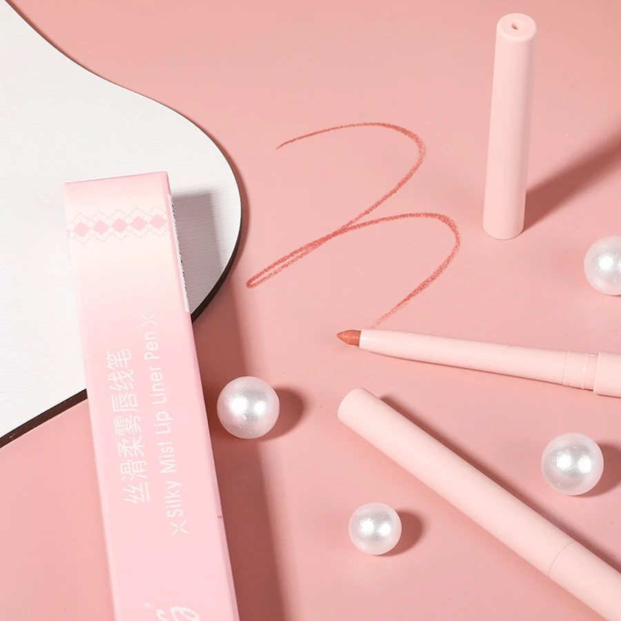 Wodoodporny, długotrwały pisak do konturowania ust, balsam do ust z efektem powiększenia, nieblaknący, nieprzywierający do kubków, matowy, rozświetlający kolor, kosmetyki do makijażu ust.