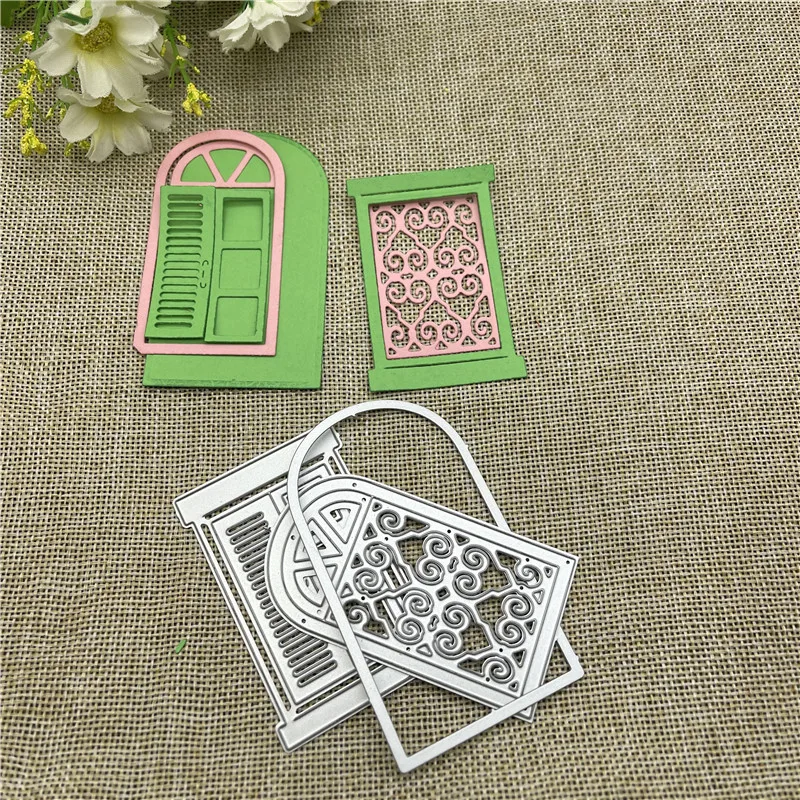 Door window decoration Metal cutting dies  mold Round hole label tag Scrapbook paper craft knife mould blade punch stencils dies