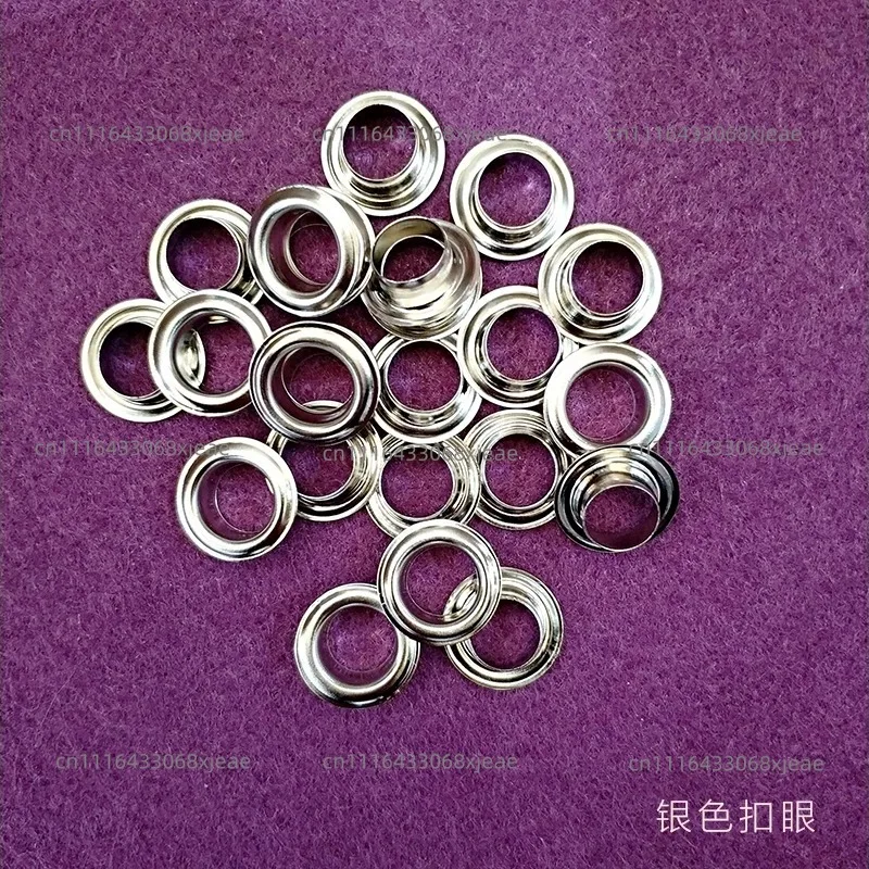 Dealer Price High Quality 5 Bags 10mm Stainless Steel Eyelets Grommets / Buttonholes / Rings / Buttons For Eyelet Punching Machi
