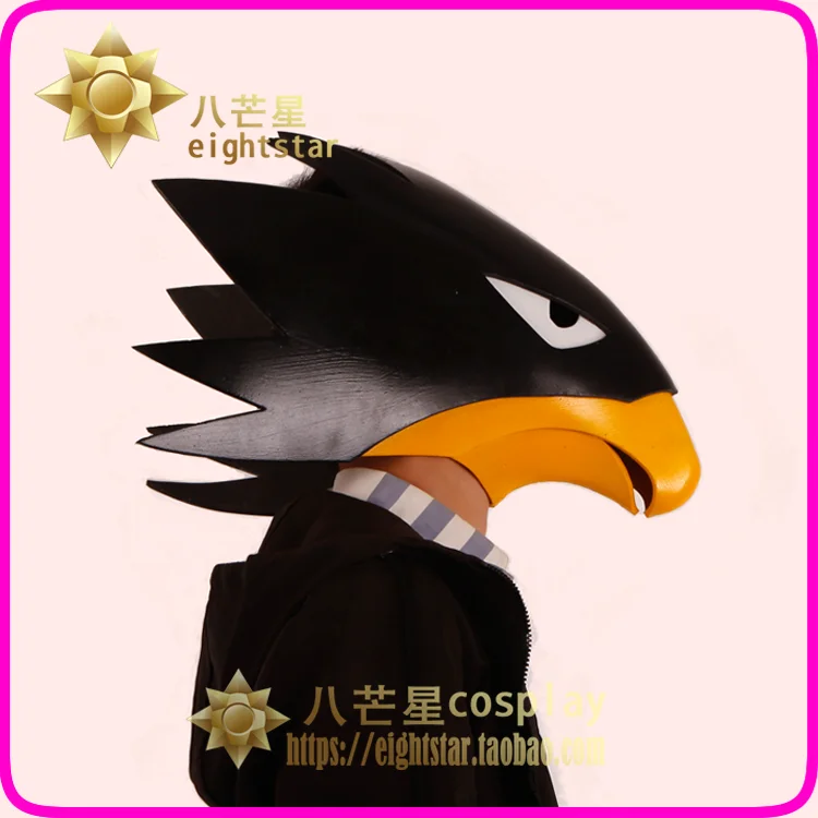 Anime My Hero Academia Tokoyami Fumikage Cosplay Bird Mask Helmet Props for Halloween Christmas Party Costume Accessory