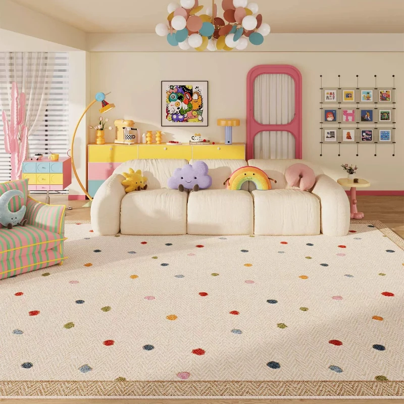 Tapis style crème pour salon, - Home Decor Dopamine avis et prix