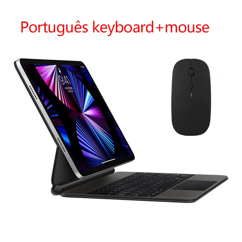 Magic Keyboard para iPad Air 5, 4, 10.9, Pro 11, 2022-2018, M2