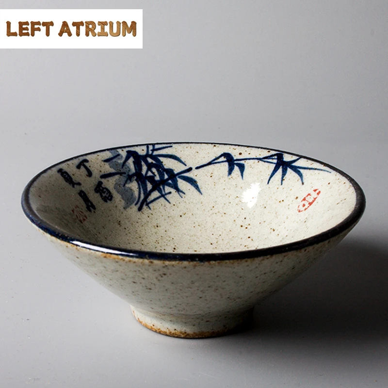 4 estilos/lote pintado a mano flor de ciruelo chino tazas de orquídeas Vintage tazas de bambú de cerámica juego de tazas de té sombrero artículos de té para la ceremonia del té
