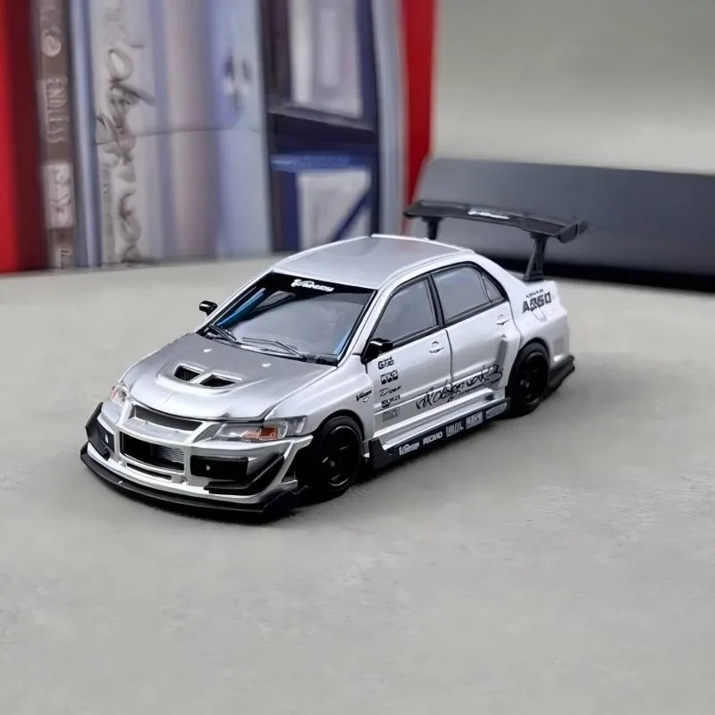 Peako X PP 1:64 Lancer Evolution IX Alloy Car Model Collection Model Christmas Gift Gifts for Men Boy Toy