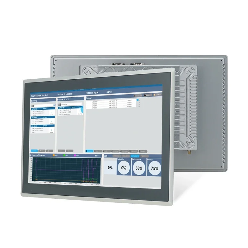 

Fully Enclosed Industrial Computer with Aluminum Alloy Heat Dissipation Supports MES System Industrial Panel PC