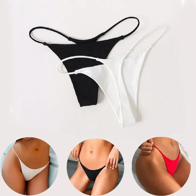 Bragas de tiro bajo para mujer, ropa interior Sexy sin costuras, bragas de cintura baja, tangas Sissy