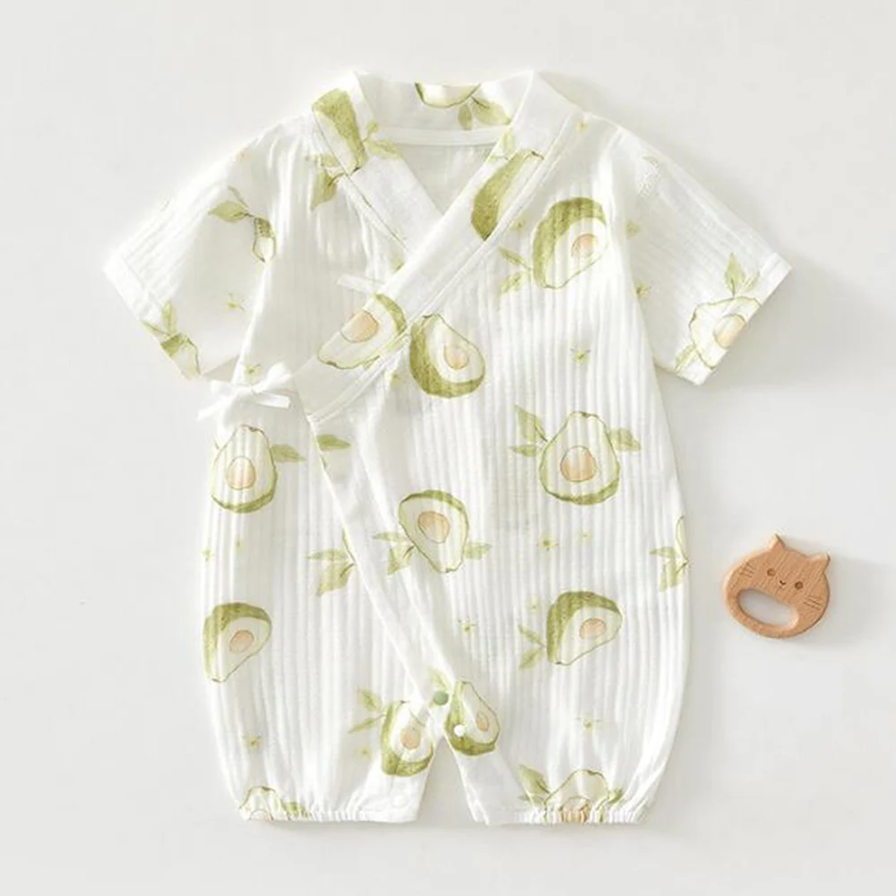 

Baby Boy Summer Clothes 100% Cotton Summer Baby Rompers Girl Short Sleeve Thin Newborn Jumpsuit Unisex Infant Boutique Clothing