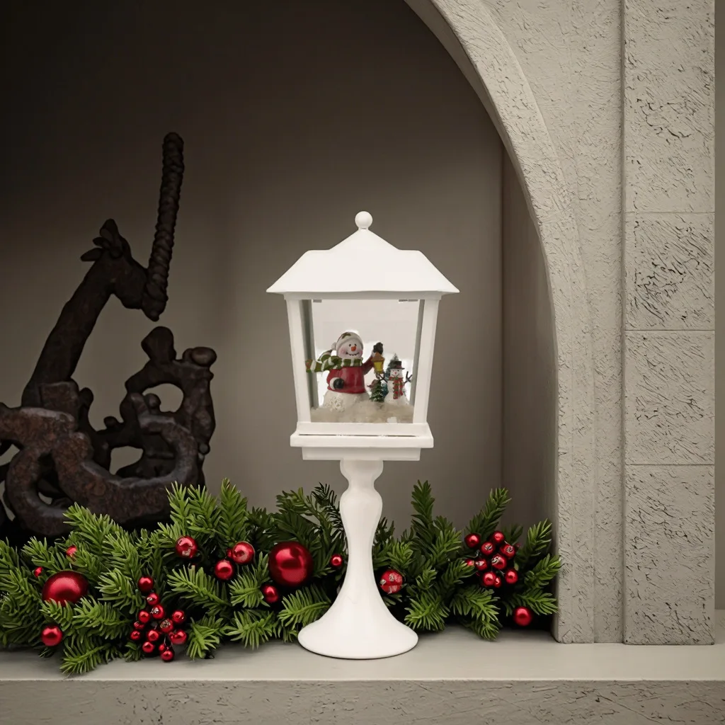 Wholesale LED Snowflake Christmas Lanterns Plastic Christmas Decorations