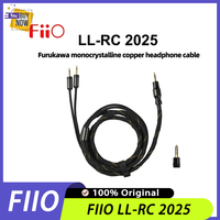 FIIO LL-RC 2025 Headphone Cable With Furukawa Monocrystalline Copper 1.5M 3M Cable 4.4mm Male to Dual 3.5mm Male Headphone Cable
