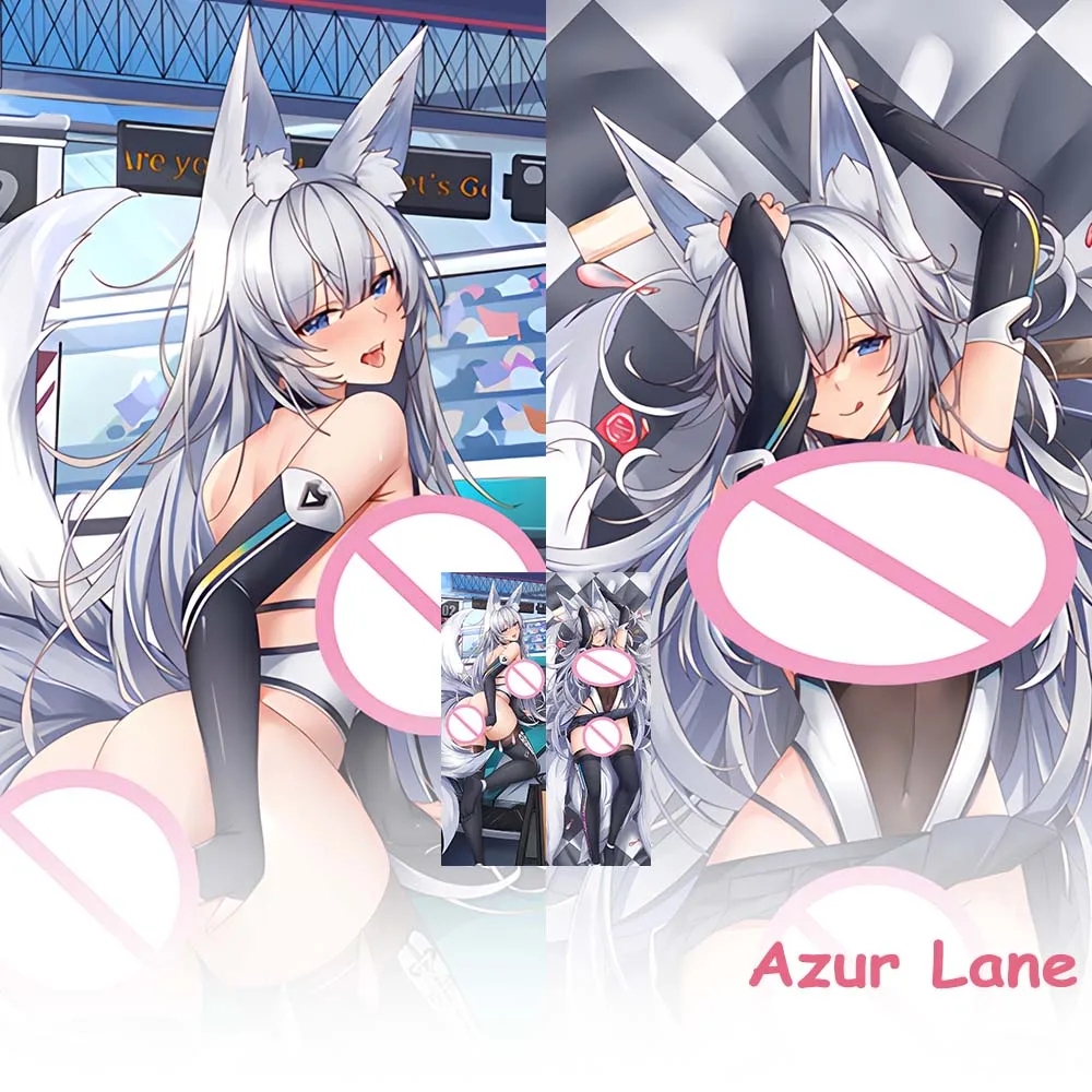 

Azur Lane Shinano Dakimakura Body Pillow Case Otaku Cool Man Pillowcase Game Throw Cushion Cover Bed Home Car Decor Gift 150CM