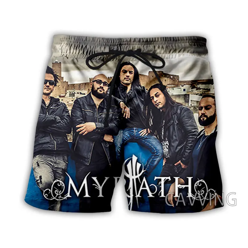 CAVVING 3D Print  Myrath Band  Summer Beach Shorts Streetwear Quick Dry Casual Shorts Sweat Shorts for Women/men