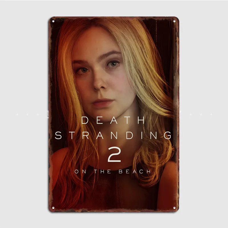 Death Stranding 2: On the Beach Poster Metal Sign Club Custom Bar Room Decoration Bedroom Indoor Decor Home Wall Decor Posters